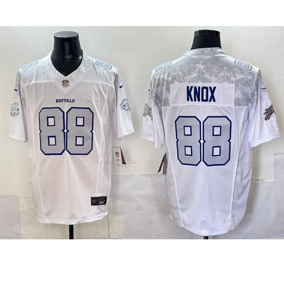Mens Youths Choose Dawson Knox Stitched Jersey White Vapor